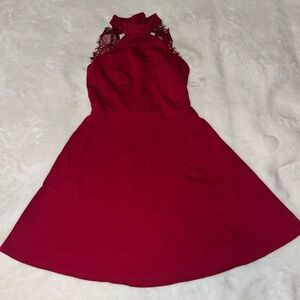 Lulu’s red homecoming or holiday dress size XS